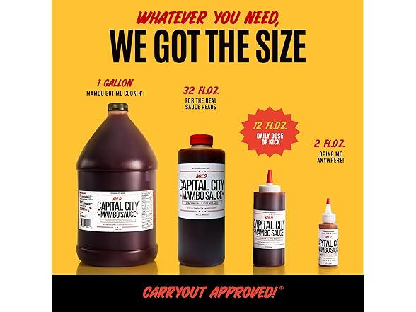 Capital City Mambo Sauce 12oz