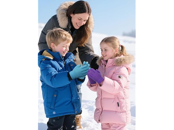 Cooraby Boys (2-5T) Kids Magic Gloves Knit Gloves