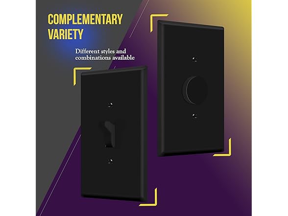  Toggle Switch Wall Plate Jumbo 10Pk