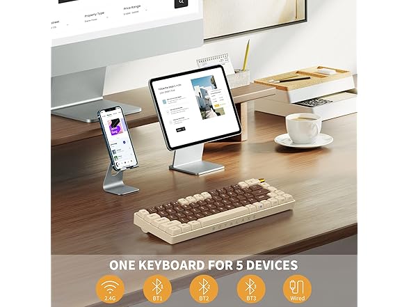 ROYALAXE R68 60% Wireless Mechanical Keyboard
