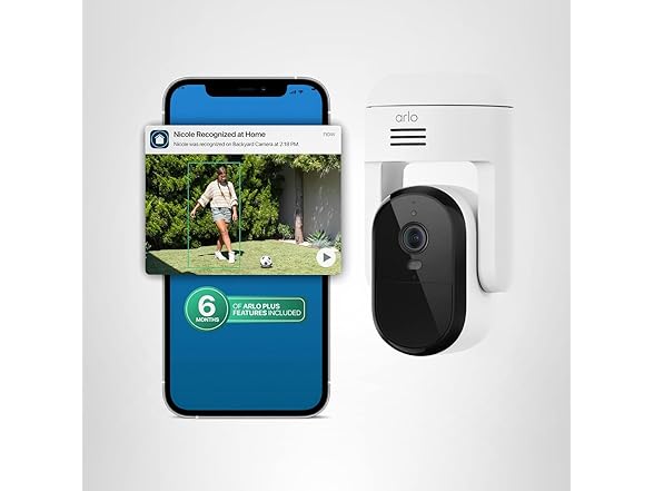 (1 or 2 PACK) (NEW) Arlo Essential Pan Tilt Security Camera
