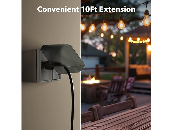 BN-LINK 2-Pack Outdoor Extension Cord