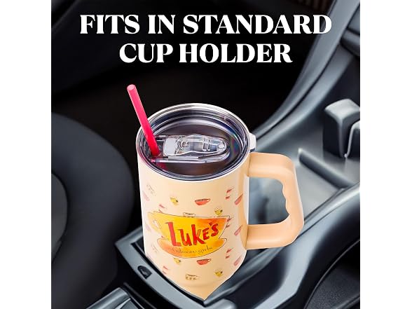 Silver Buffalo Girls Gilmore Luke's Diner Tumbler