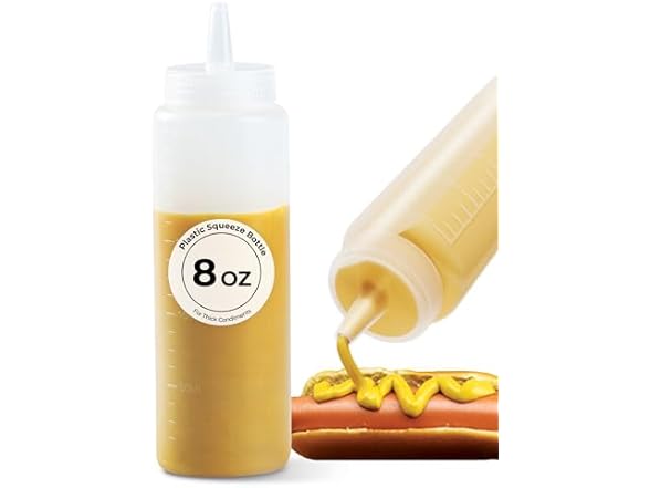 Restaurantware 8oz Condiment Squeeze Bottle
