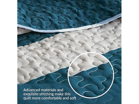 Whale Flotilla Navy Queen Quilt Set