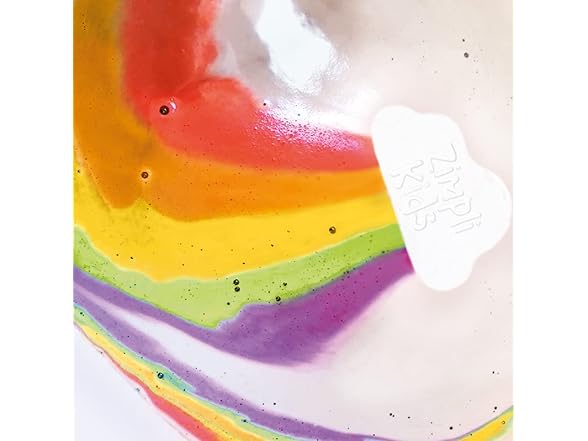 Large Cloud Rainbow Bath Bomb from Zimpli Kids