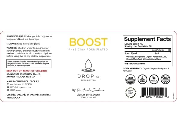 DropRx Boost Vitality 2oz