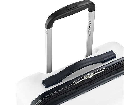 Ribbed Hardside White, Carry-On 20 Inch