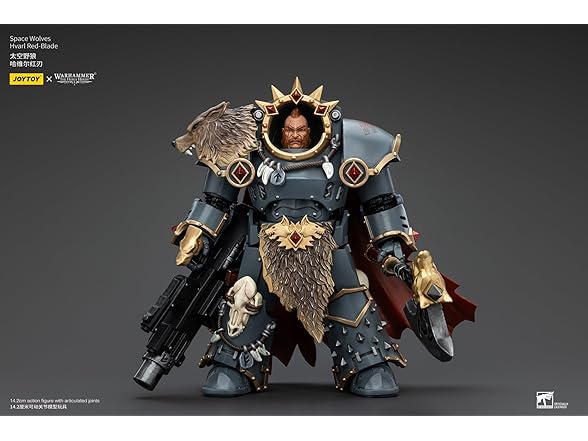 Space Wolves Hvarl Red-Blade Figure