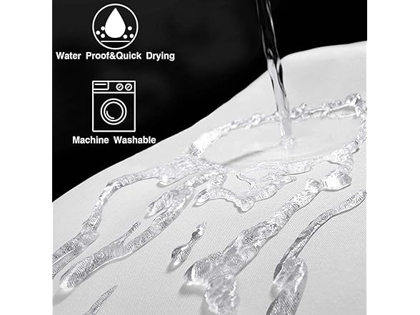 Cnayuep Watercolor Floral Shower Curtain