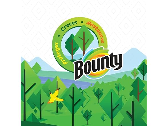 Bounty White Full Sheet Towels 12 Double Rolls