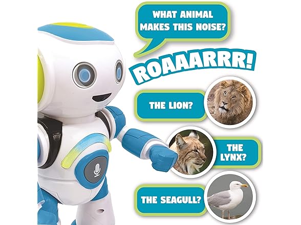 LEXiBOOK Powerman Jr. Smart Interactive Toy Robot