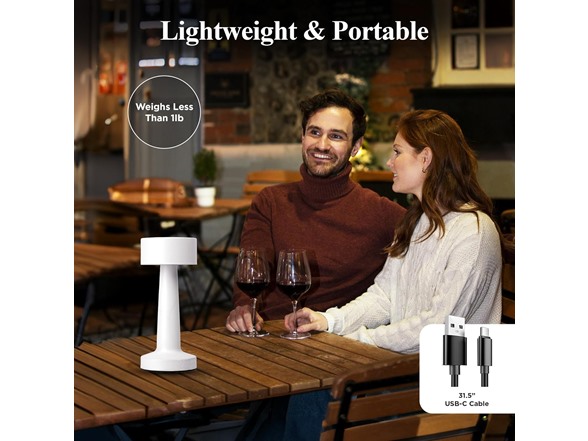 Bell+Howell Chelsea Cordless Table Lamp