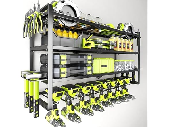 Garage Storage Cordless Tool Organizer