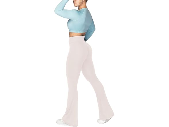 Sunzel Flare Leggings 30in L Beige