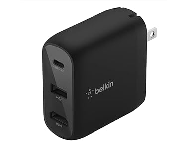 $24.99, Was $69.99, 64% Off! Belkin 45W PD Charger Dock with USB-A, USB-C & HDMI dealfomo