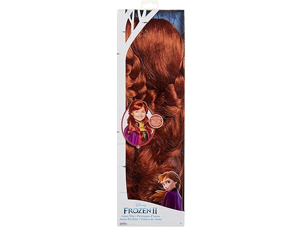 Disney Frozen 2 Anna Wig, 18" Long Flowing Red Hair
