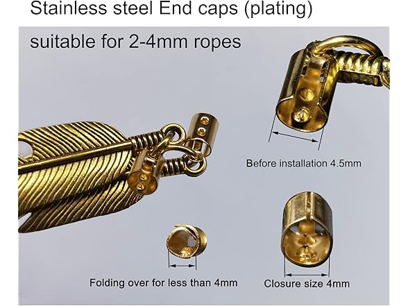 Myya Feather Pendants 6 Pieces