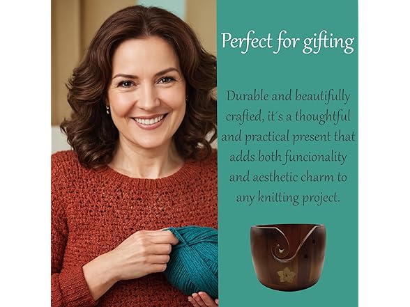 Gutyca Yarn Bowl for Crocheting Kit