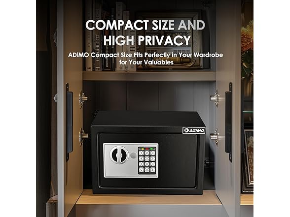 ADIMO 0.5 Cubic Feet Hidden Home Safe