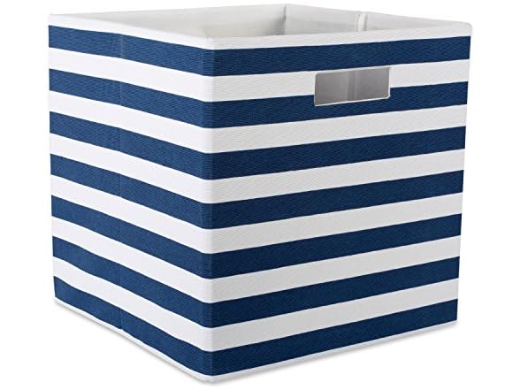 Polyester Cube Storage Collection Collapsible Hard Sided Bin