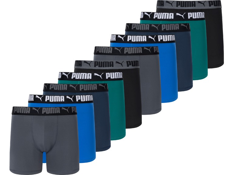 PUMA Men's 10 Pack Performance Boxer Briefs