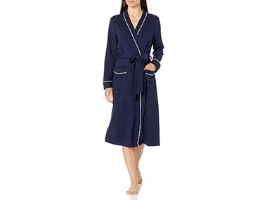 $8.99, Was $29.90, 69% Off! Amazon Essentials Womens Lt Waffle Bath Robe dealfomo
