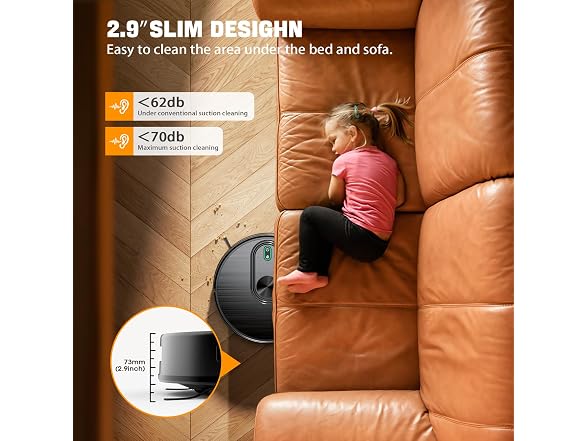 Robot Vacuum and Mop, 6500Pa Suction, 2 in 1