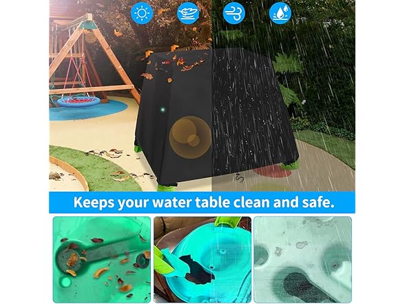 STARTWO Kids Water Table Cover Fit Rain