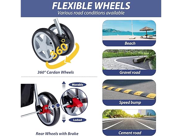 Navy Blue Pet Stroller