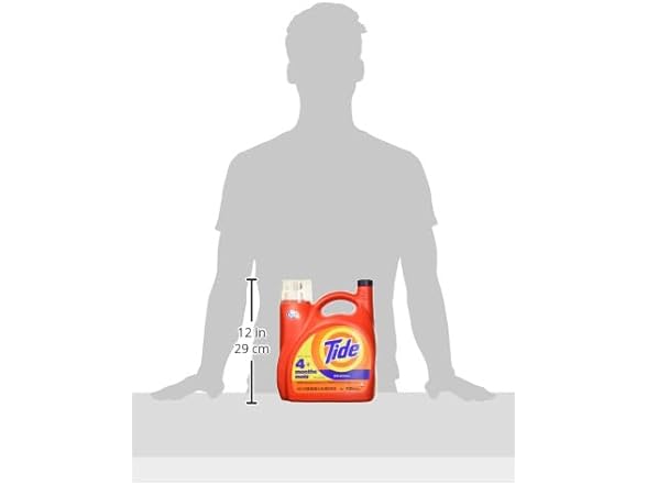 Tide He Laundry Detergent, Original Scent, 100 Loads