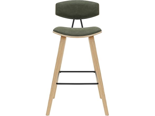 Armen Living Fox Bar Height Bar Stool, Set of 2
