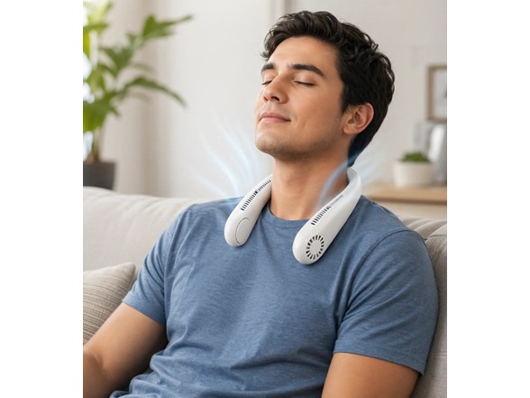 Portable USB Rechargeable Neck Fan
