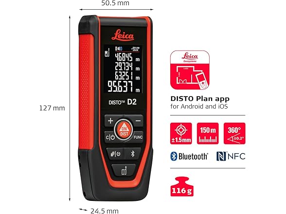 Leica Geosystems 1017800-LEICA DISTO D2R