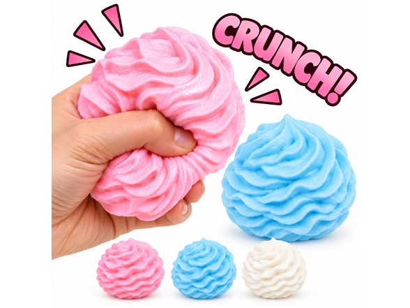 Cream Roll Crunch Squishy 2-Pk