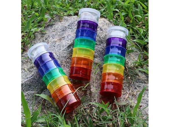 Seven Chakra Stones in Pill Case