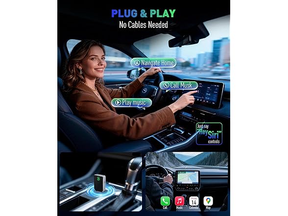 SPIRITIME Wireless CarPlay Adapter
