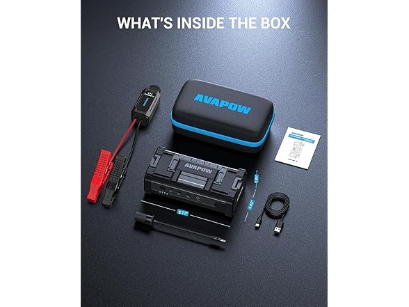 AVAPOW 6000A Car Battery Jump Starter 