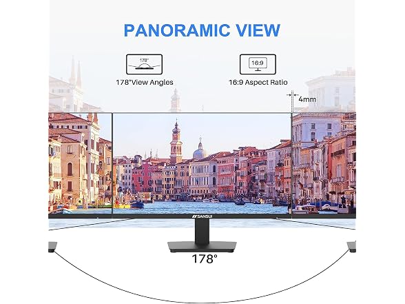 SANSUI Monitor 22 inch 1080p FHD 75Hz Computer Monito