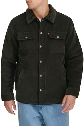 Levis Mens Corduroy Shirt Jacket