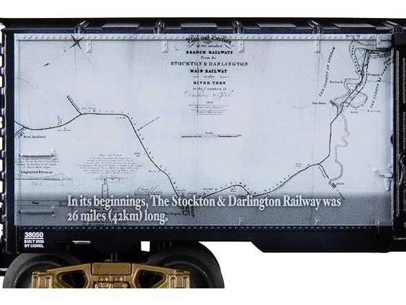Lionel Stockton and Darlington MUSA O Gauge Boxcar