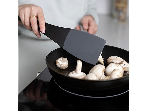 Fox Run 3-In-1 Black Nylon Spatula