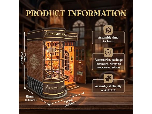 Magic Wand Shop Book Nook Kit