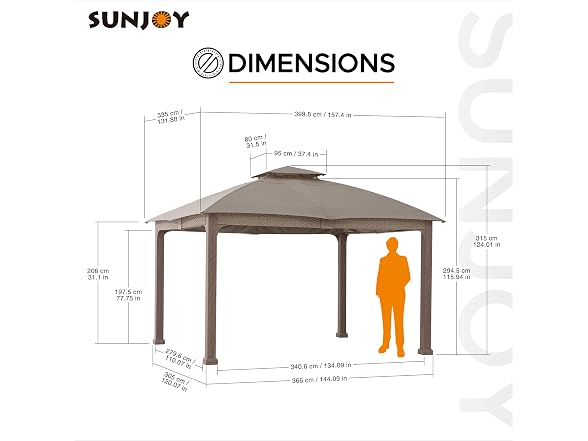Sunjoy 11 ft. x 13 ft. Gazebo