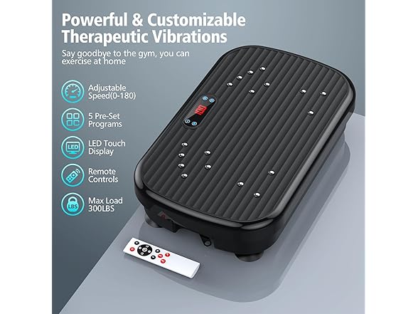PUREROYI Vibration Plate Exercise Machine