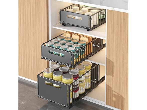 dainslef Pull Out Cabinet Organizer