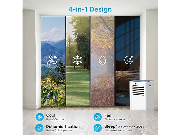 DR.PREPARE 8,000 BTU Portable AC