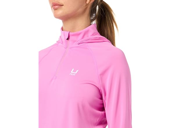 HUK Women's Icon Hoodie Fishing Sun Shirt (Medium)