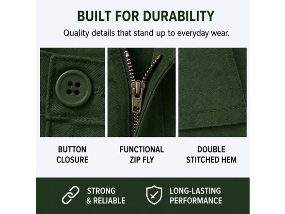 3Pk Mens Cotton Stretch Cargo Shorts