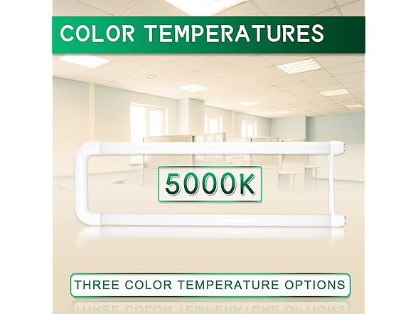 Superiorly U Bend LED Tube Light,2 Ft